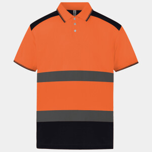 Hi-vis two-tone polo shirt (HVJ220) Thumbnail