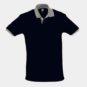 SOL'S Prince Contrast Cotton Piqué Polo Shirt Thumbnail