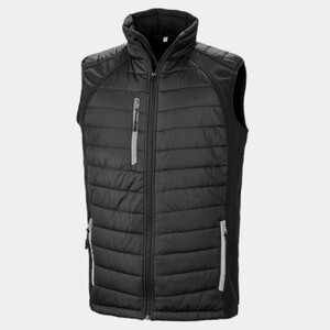 Black Compass Pad Softshell Gilet Thumbnail