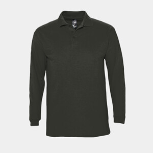 SOL'S Winter II Long Sleeve Cotton Piqué Polo Shirt Thumbnail