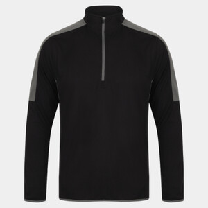 Finden and Hales Contrast Zip Neck Midlayer Top Thumbnail