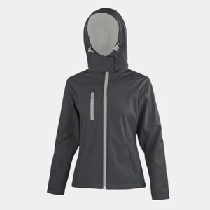 Result Core Ladies Hooded Soft Shell Jacket Thumbnail